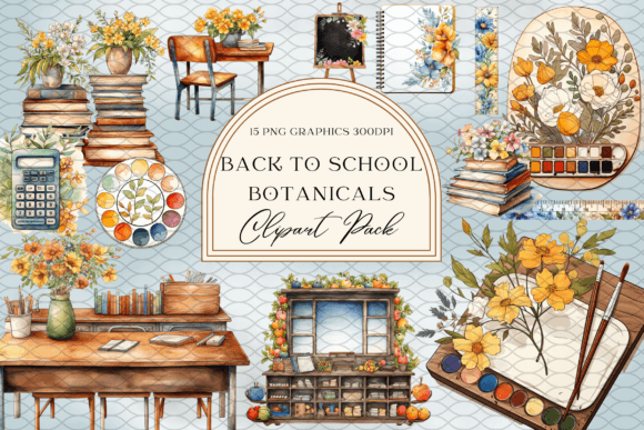 Back to School Botanicals Sublimation