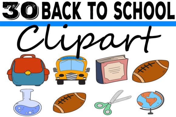 Back to School Clipart School Supply
