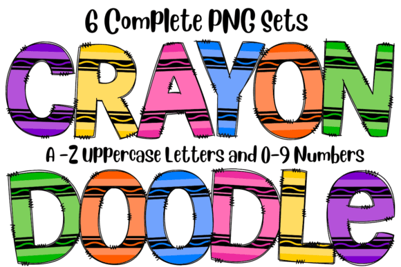 Back to School Crayon Doodlee Alphabet: A Strategic Design Asset for Purpose-Driven Creators