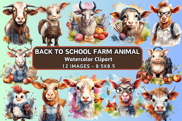 Back to School Farm Animal Watercolor Cl: A Practical Guide for Designers and Makers