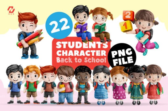 Back to School Student Clipart Bundle