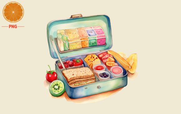 Back to School Tiffin Box Watercolor Cli: A Strategic Creative Asset for Modern Makers