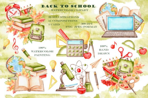 Back to School Watercolor Clipart: A Strategic Creative Asset for Modern Designers and Educators