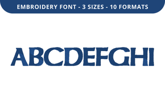 Bobbin Hood a to I: A Premium Embroidery Font