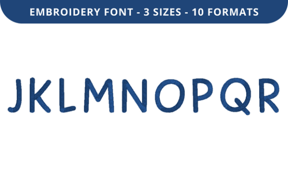 Cloudbird Font J to R: Personalize Fabric with Precision and Charm