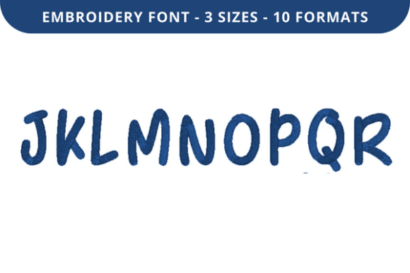 Easykisses Font J to R: Elegant Embroidery for Names & Quotes