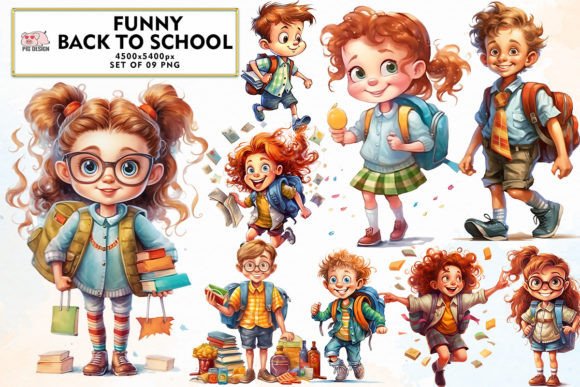 Funny Back to School Sublimation Clipart: Creative Fuel for Educators, Makers, and Small Businesses